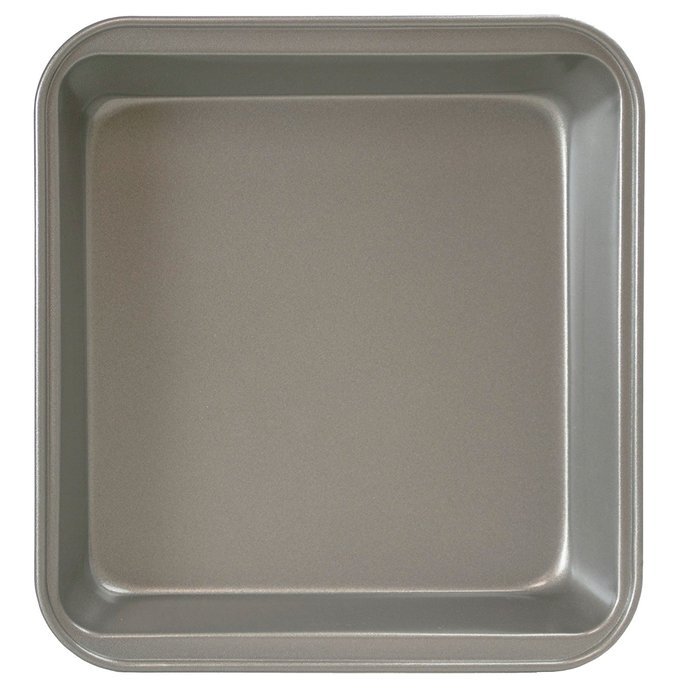Ecolution Bakeins Square Cake Baking Pan &ndash; PFOA, BPA, and PTFE Free Non-Stick Coating &ndash; Heavy Duty Carbon Steel...