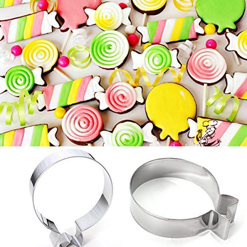 Stainless Steel Balloon Round Cake Cookie Cutter Baking Biscuit Decoration Mould shopping