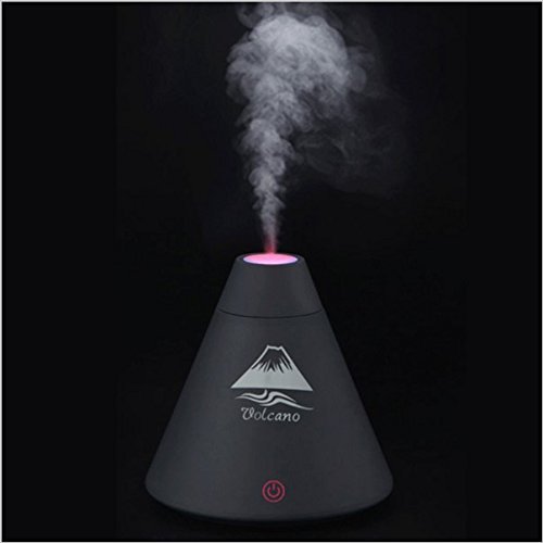 Humidifier Getit 160ml Volcano USB Mist Humidifier aroma diffuser colorful mist air purifier healthy living N4