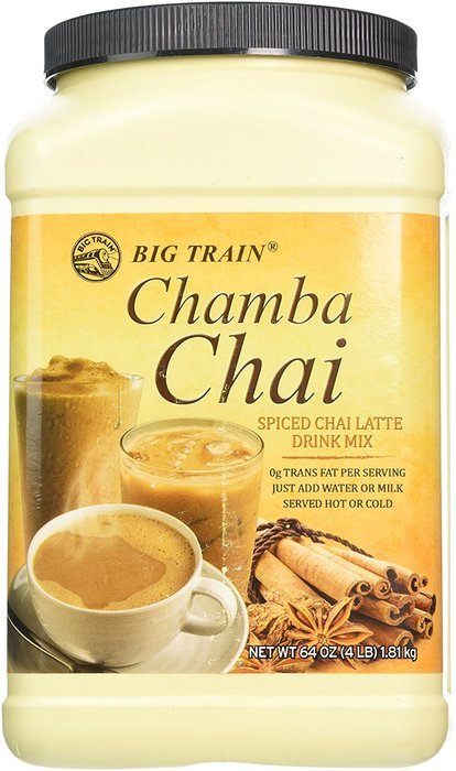 Big Train Chamba Chai Spiced Tea Latte Mix, 4 Pound N4