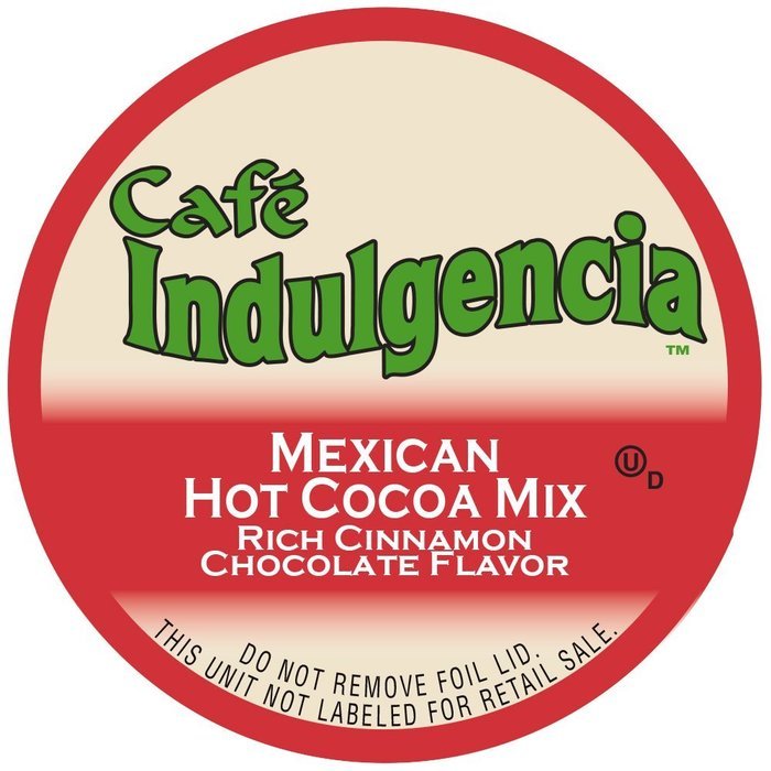 Caf&eacute; Indulgencia Mexican Hot Chocolate, 12 Count (Pack of 6) (Compatible with 2.0 Keurig Brewers) N13