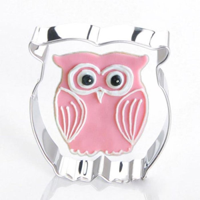 Cake & Cookie Cutters Owl Shape Stainless Steel Cookie Cutter Fondant Cake Mold
