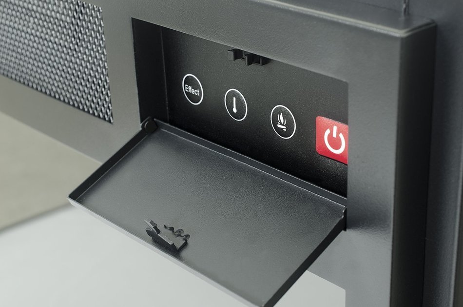 AKDY 23" Black Electric Firebox Fireplace Heater Insert W/Remote Azfl-EF05-23r N7