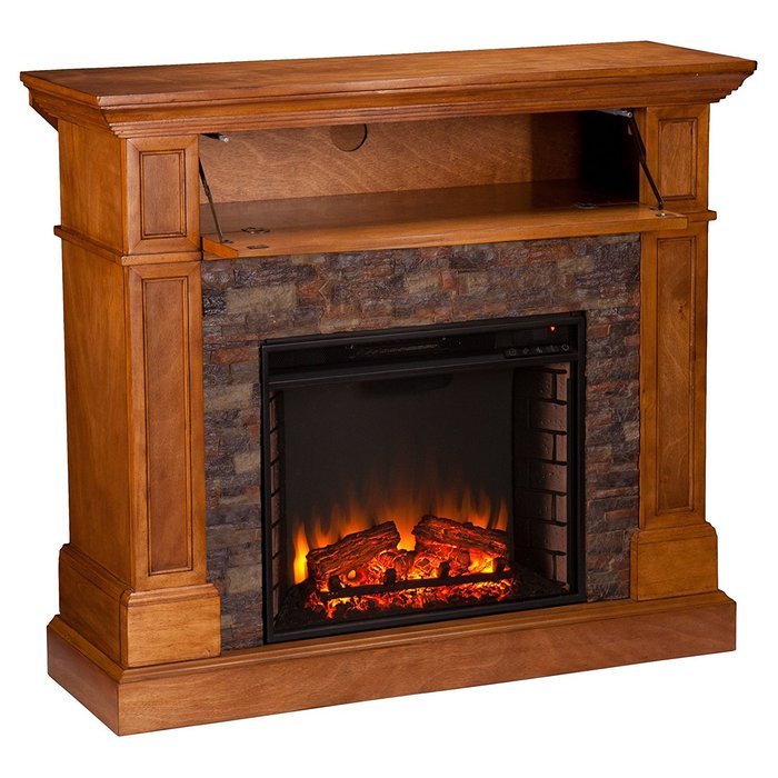 Southern Enterprises Rosedale Convertible Electric Fireplace