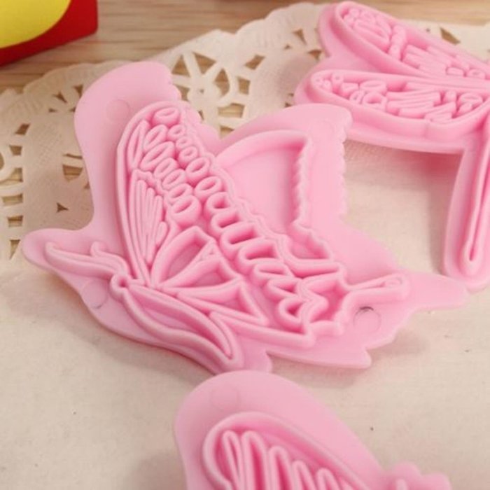 Cake & Cookie Cutters 4PCS Butterfly Bird Shade Fondant Cake Cookie ...