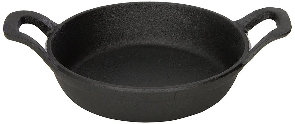 American Metalcraft CIPR6250 Cast Iron Round Casseroles and Pots, 8.75" Length x 6.675" Width, Black