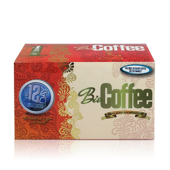 Bio Coffee- First Organic Instant Non-dairy Alkaline Coffee (1 Box) N6