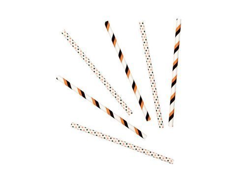 Wilton 1912-5000 30 Count Colored Lolli Stick, Orange and Black by Wilton