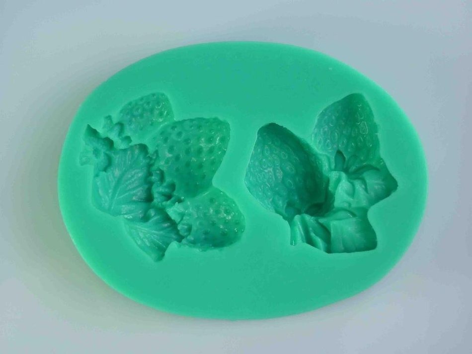 Durable Silicone Cake Mold Strawberry Shaped Chocolate Mold Silicone Bakeware N2