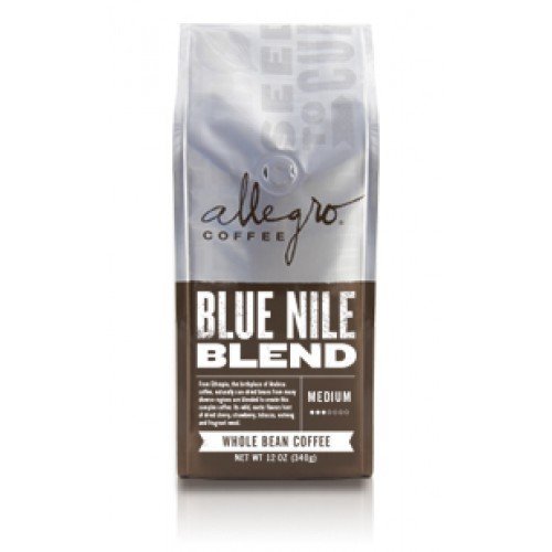 Allegro Whole Bean Coffee, 2-12oz Bags (Organic Breakfast Blend) N18