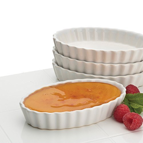 BonJour Chef's Tools 4-oz. Oval Ramekins (Set of 4) N2