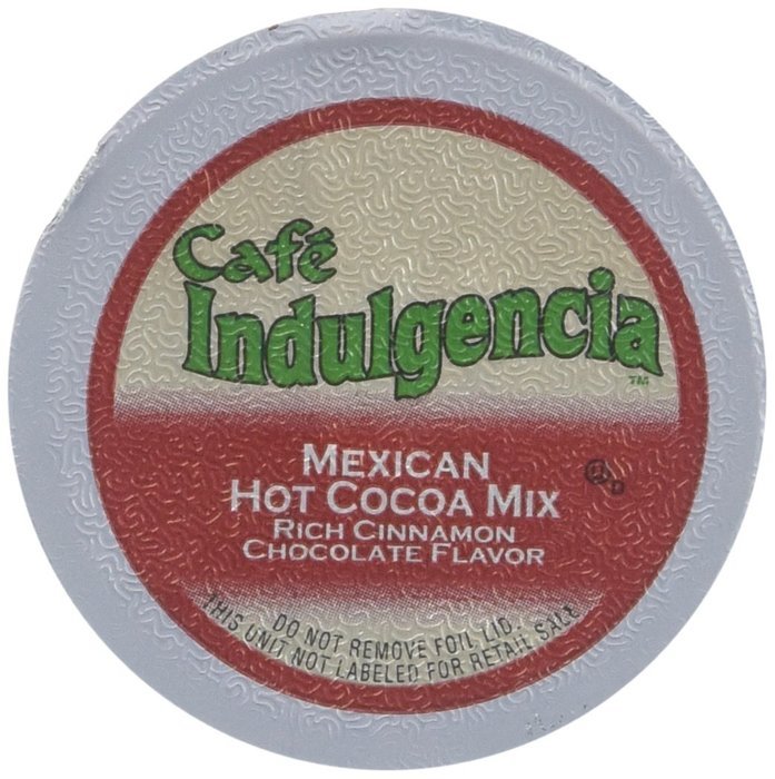 Caf&eacute; Indulgencia Mexican Hot Chocolate, 12 Count (Pack of 6) (Compatible with 2.0 Keurig Brewers) N18