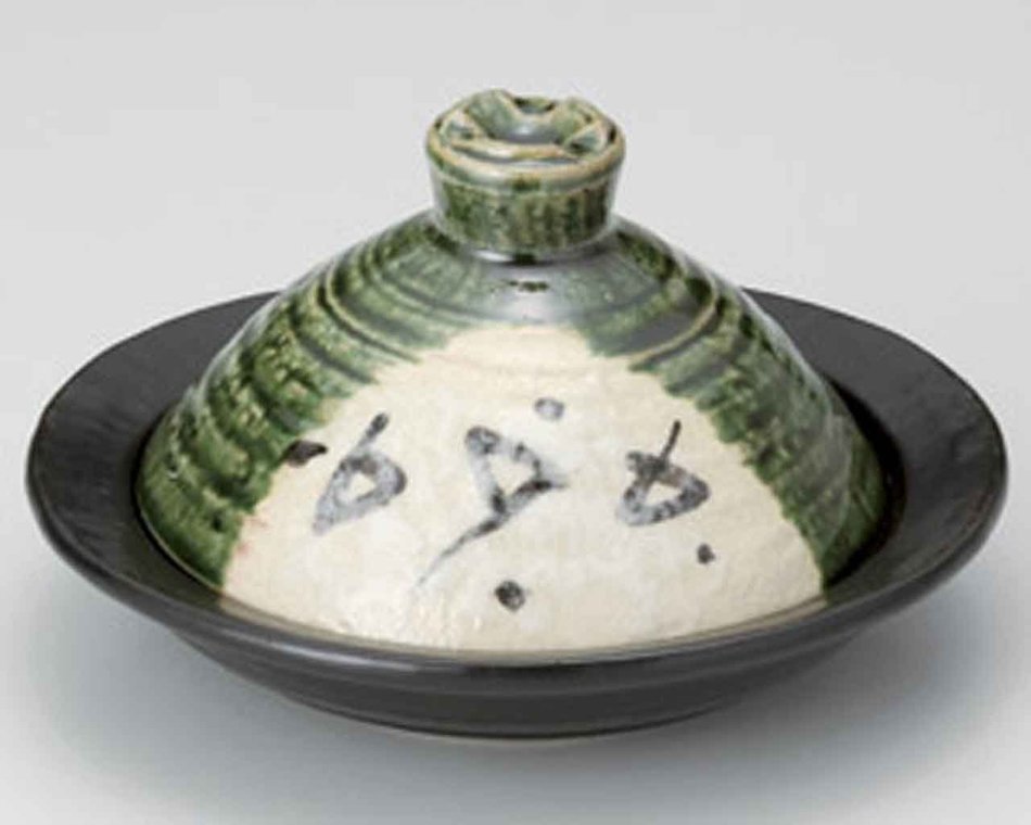 Oribe for 1-2 persons 7.3inch Donabe Japanese Hot pot Green Ceramic Made in Japan
