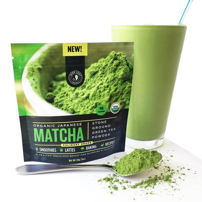 Jade Leaf - Organic Japanese Matcha Green Tea Powder, Culinary Grade (For Blending & Baking) &ndash; [30g Starter Size] N2