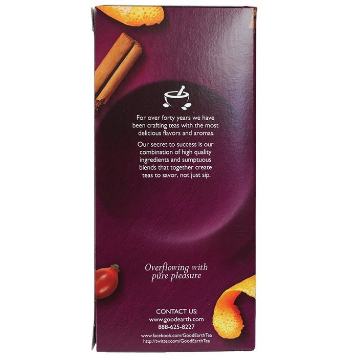Good Earth Sweet and Spicy All-Natural Caffeine-Free Herbal Tea (2014 version), Pack of 3 1.87 Oz each N5