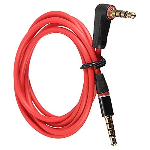 BephaMart 3.5mm 4 Pole Male to Male Car Headphone Aux Audio Connect Cable N3