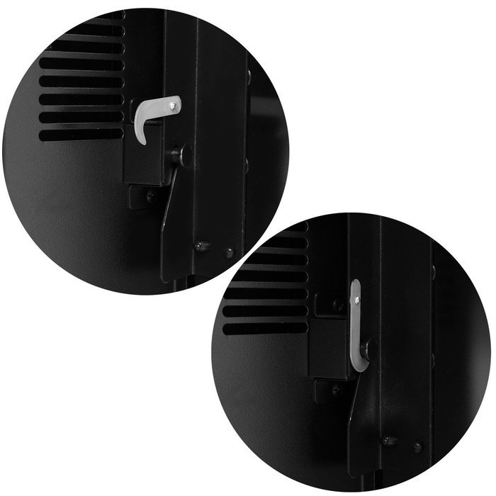 XtremepowerUS Wall Mount Electrical Fireplace Insert Embedded With Realistic Flame (35" Wall Mount) N4
