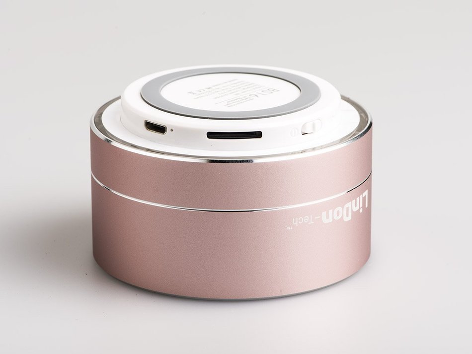 LinDon-Tech Portable Speakers - Super Mini Metal Desk Wireless Powerful Sound Portable Bluetooth Speaker with... N9