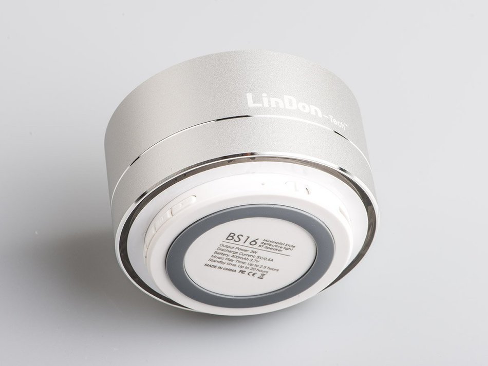 LinDon-Tech Portable Speakers - Super Mini Metal Desk Wireless Powerful Sound Portable Bluetooth Speaker with... N13