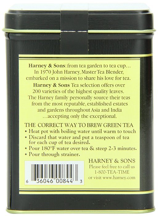 Harney & Sons Loose Leaf Green Tea, Genmaicha, 8 Ounce N5