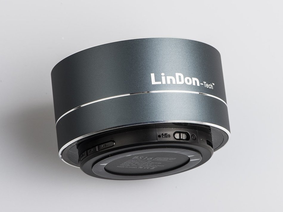 LinDon-Tech Portable Speakers - Super Mini Metal Desk Wireless Powerful Sound Portable Bluetooth Speaker with... N15