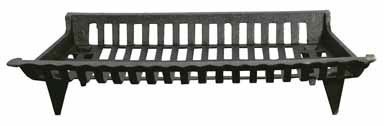 Panacea Products Corp 27' Blk Cast Iron Grate 15427 Fireplace Grates & Andirons