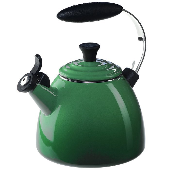 Le Creuset Enamel On Steel Halo Quart Teakettle Cherry N Free