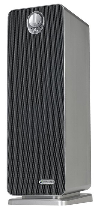 GermGuardian AC4900CA 3-in-1 True HEPA Air Purifier with UV Sanitizer and Odor Reduction, 22-Inch Tower N7