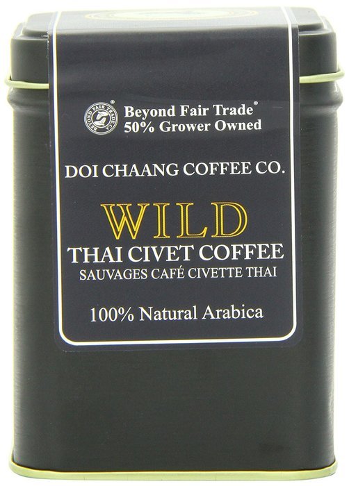 DOI CHAANG COFFEE Wild Thai Civet, 1.76 Ounce