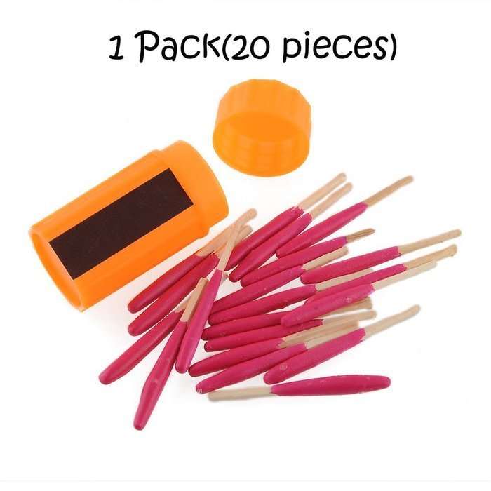 Ezyoutdoor Portable Extra-large Head Windproof Waterproof Matches for Outdoor Survival Emergency Survival Equipment... N4