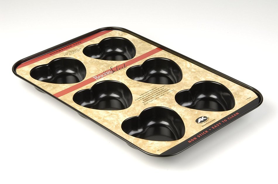 Bakers Select Heart Pan, Nonstick
