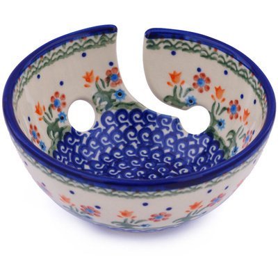 Polish Pottery Yarn Bowl N7