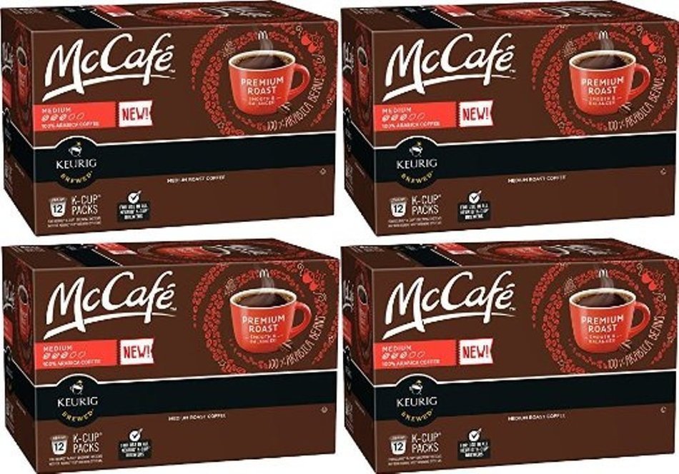 McCafe Premium Medium Roast Coffee K Cups, 12 Count (Pack of 4) N2