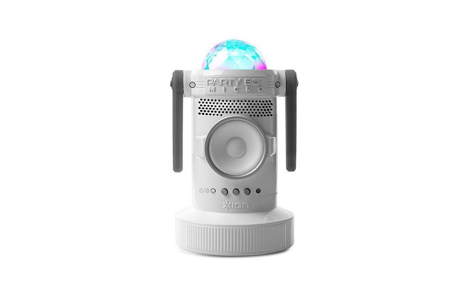 Ion Audio Party Bot Micro | Motorized Bluetooth Speaker