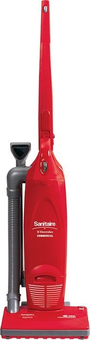Sanitaire SC785AT Commercial 2 Motor Compact Upright Vacuum Cleaner with Tools and 6.5 Amp Motor, 12" Cleaning...