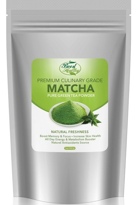Boost Healthy Matcha Green Tea Powder, Organic Metabolism Booster, Improve Skin Health, Premium Culinary Grade... N2