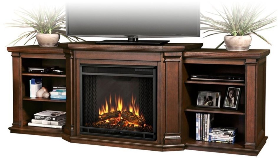 Real Flame Valmont Entertainment Center Electric Fireplace N6
