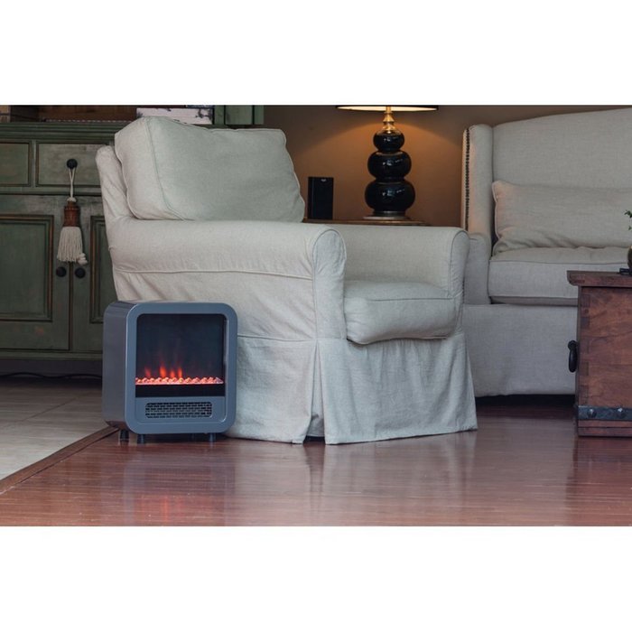 Kissmoji 1500 W Indoor Electric LED Faux Fireplace Stove Space Heater