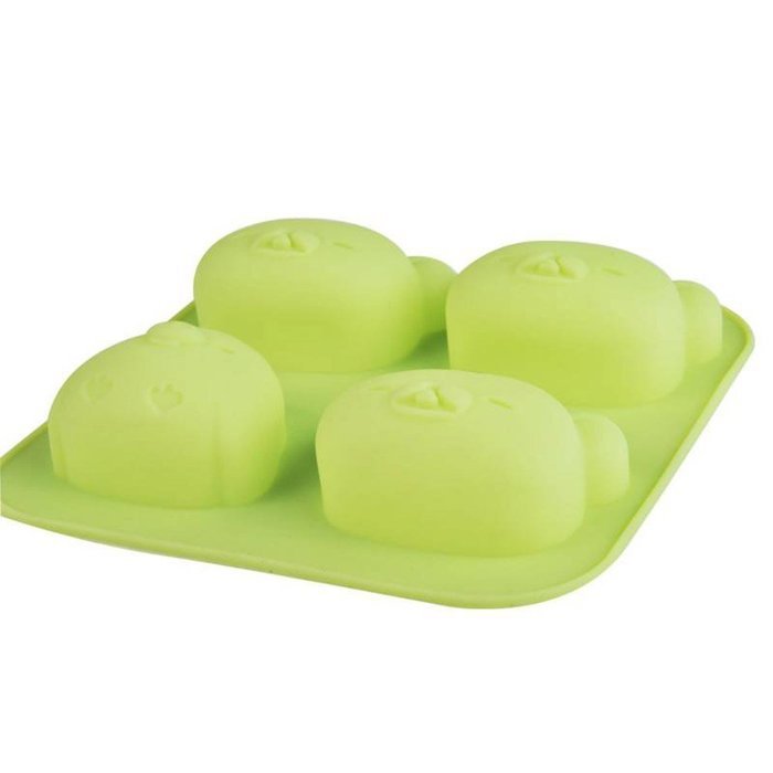 Diy Green Teddy Bear Pudding Mold Silicone Cake Mold N2