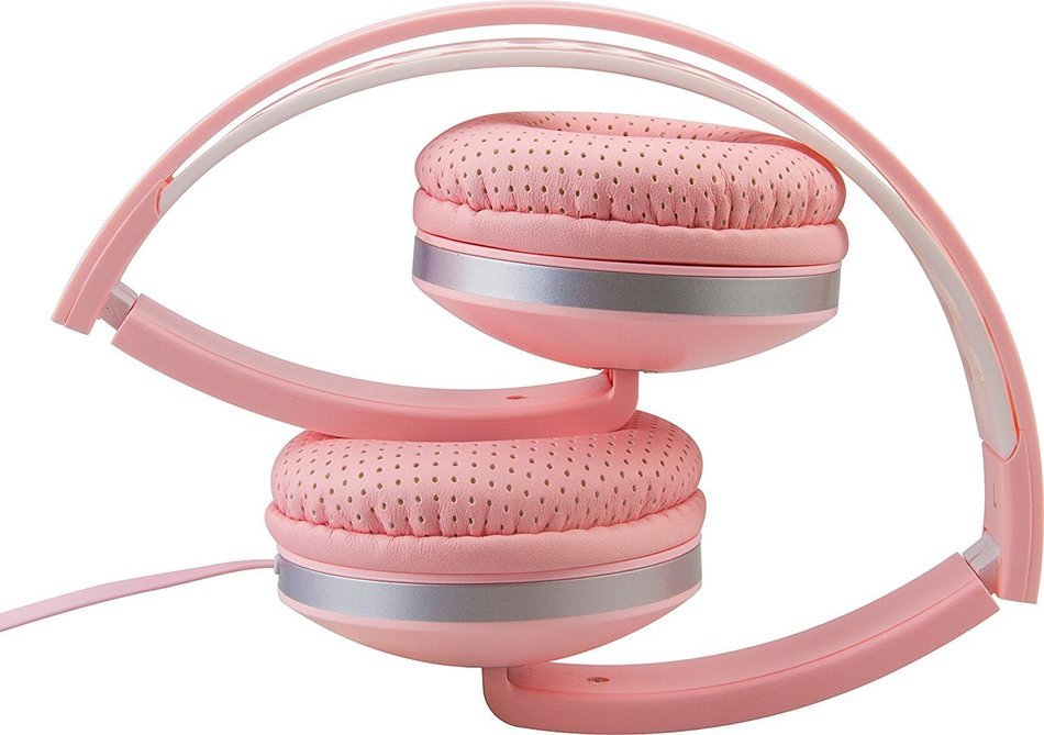 Lightweight Foldable Headphones Adjustable Headband Headsets with Microphone and volume control 3.5mm for kids... N27