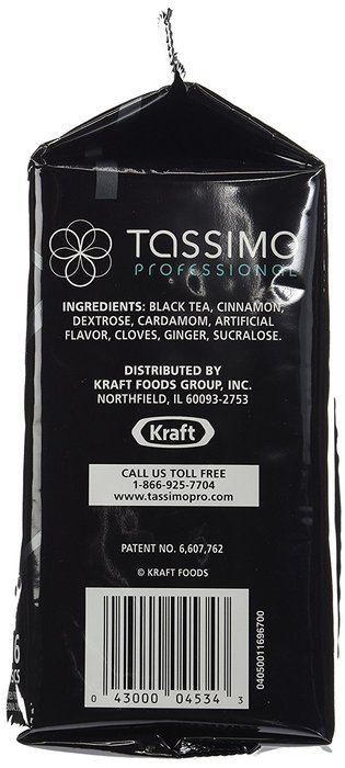 Tassimo T Disc, Chai Tea, 3.38 Ounce N5