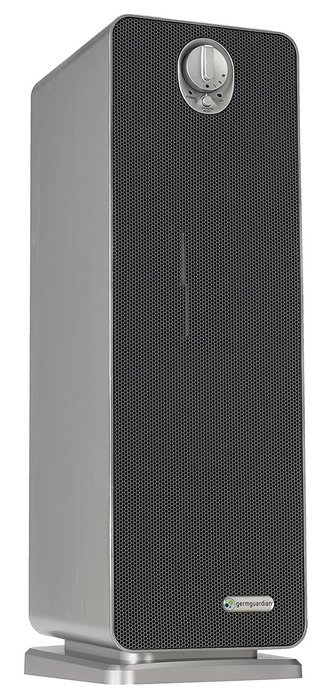 GermGuardian AC4900CA 3-in-1 True HEPA Air Purifier with UV Sanitizer and Odor Reduction, 22-Inch Tower N8