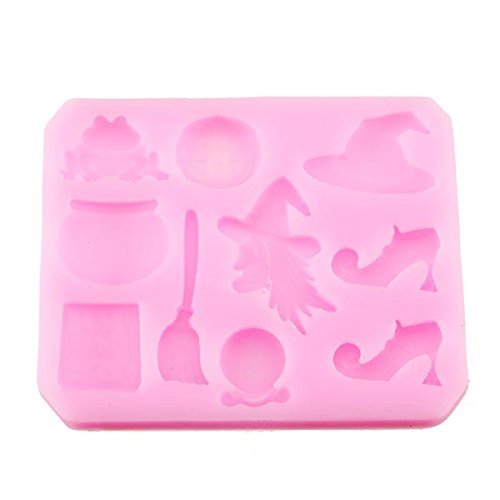 Magic Halloween Fondant Molds Silicone Chocolate Cake Decorating Mold N6