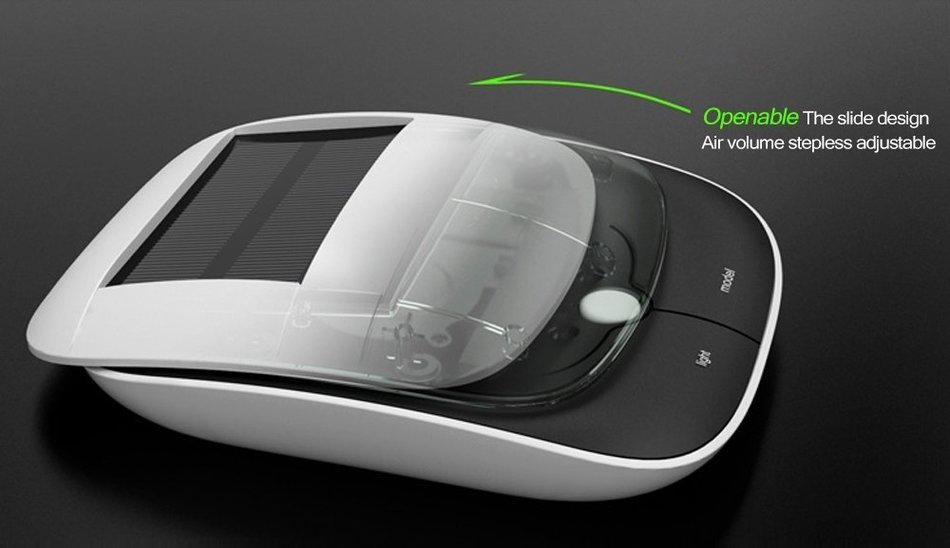 ZIO LYL New Intelligent Solar power car air purifier Automotive Aromatherapy Oxygen bar Disinfect In addition... N7