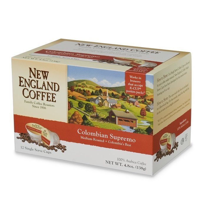New England Coffee Breakfast Blend, 72 Count N15
