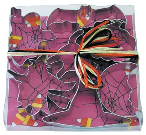 R & M Halloween 7 Piece Cookie Cutter Set with Gift Box