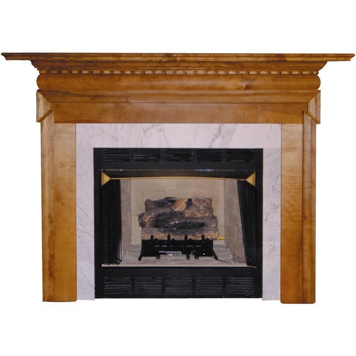 Agee Woodworks Victorian Wood Fireplace Mantel Surround