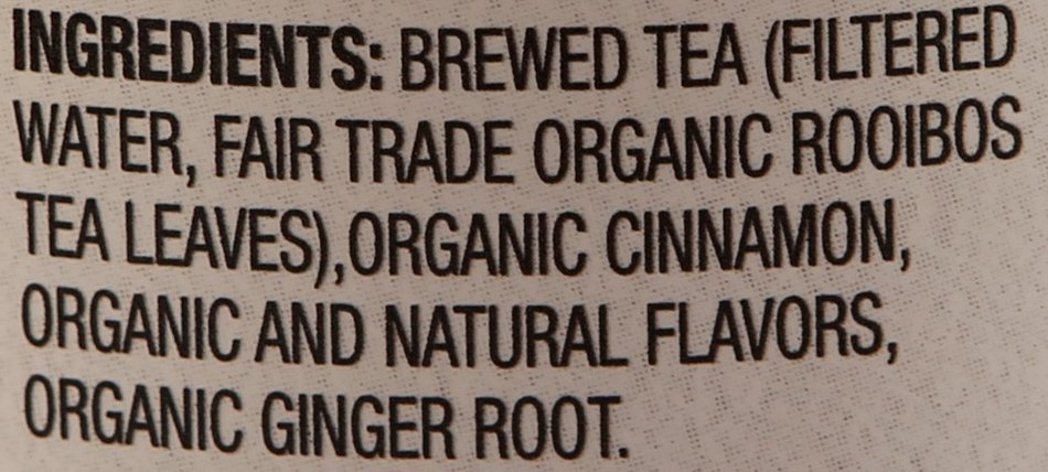 Honest Tea 16 fl oz, Tea, Bottled, Organic, Cinnamon Sunrise, Herbal N5