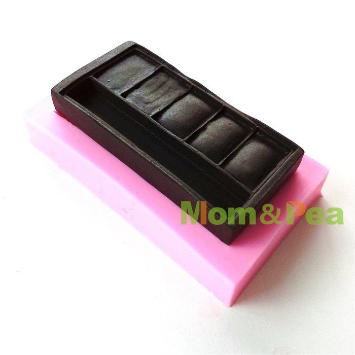 Mom&pea 0614 Eye Shadow Shaped Silicone Mould for Fondant Cake Sugar Paste Cake Decoration 3d Cake Toppers Mold... N6