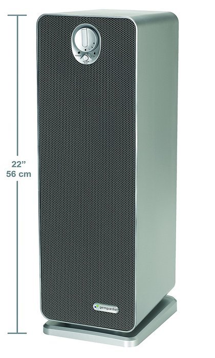 GermGuardian AC4900CA 3-in-1 True HEPA Air Purifier with UV Sanitizer and Odor Reduction, 22-Inch Tower N10